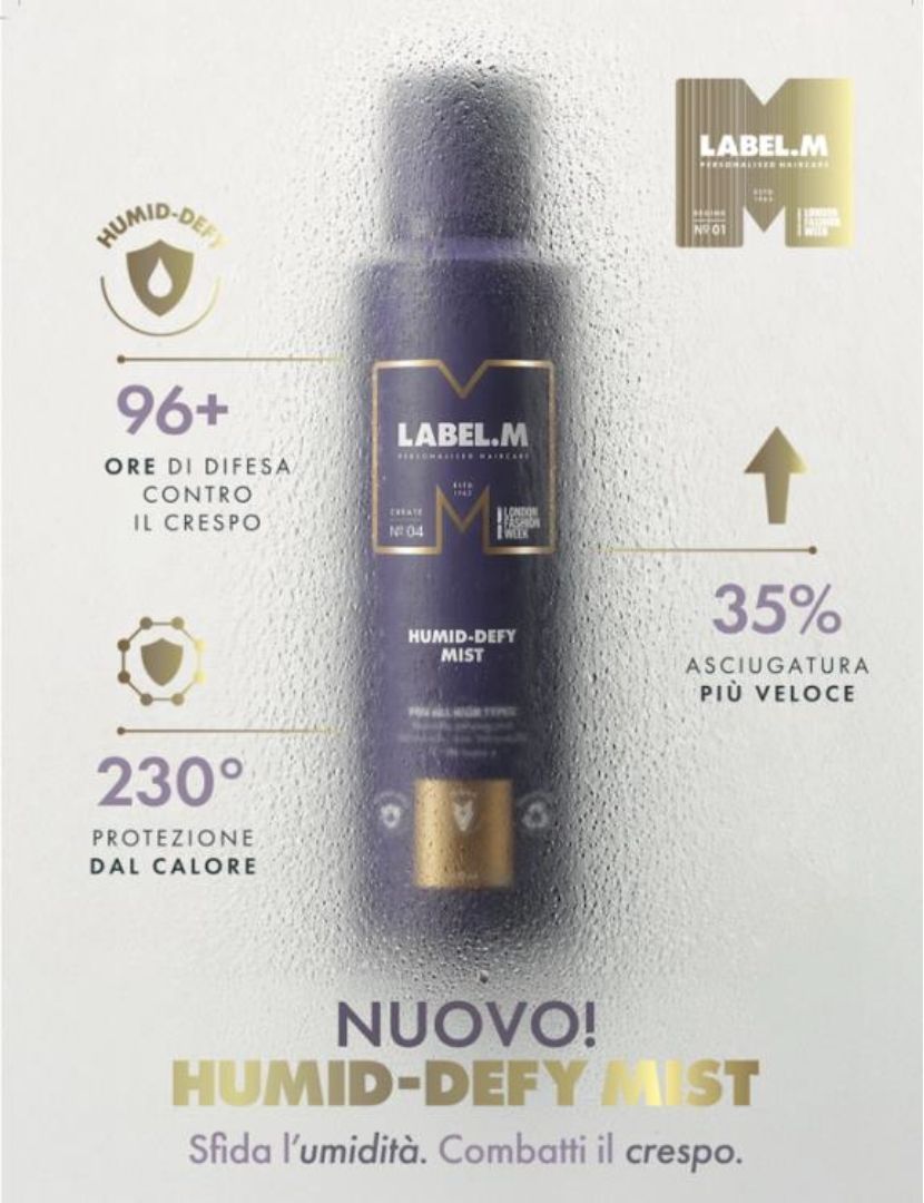HUMID-DEFY MIST: the new invisible shield against humidity and frizz - LABEL.M